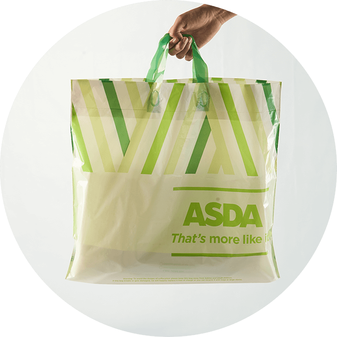 Soft loop shopping bags